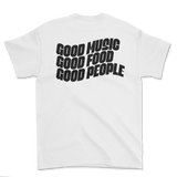 Bastid's BBQ Short Sleeve T-Shirt White